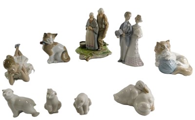 Lot 183 - A Lladro porcelain figure of a married...