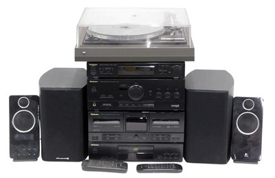 Lot 211 - A Dual 505 belt drive turntable, and various...