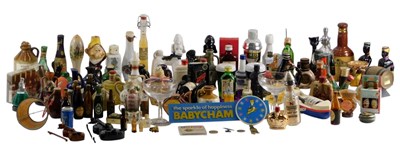 Lot 220 - A quantity of novelty miniature bottles of...