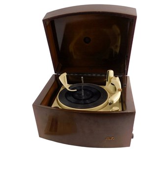 Lot 222 - A Pye vintage record player, in walnut case,...