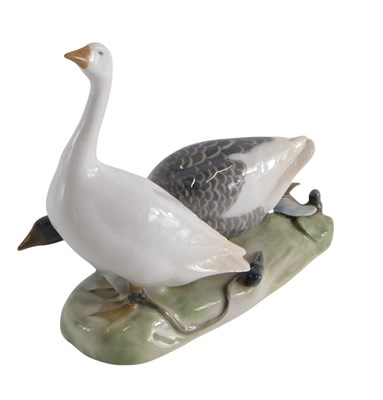 Lot 256 - A Royal Copenhagen porcelain figure of two...