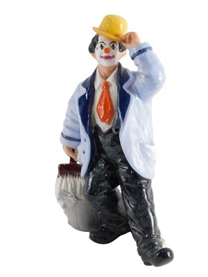 Lot 249 - A Royal Doulton porcelain figure of the clown...