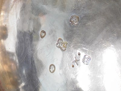 Lot 3 - A William IV silver three piece tea service,...