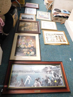 Lot 2192 - Various pictures, prints, etc., to include...