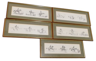 Lot 479 - After NB. Hunting scene, monochrome prints,...