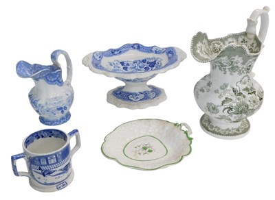 Lot 665 - A group of 19thC and later ceramics, to...