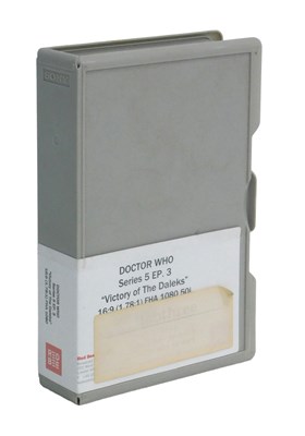 Lot 549 - A video cassette copy of Dr Who series 5...