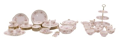 Lot 24 - A Paragon Victoriana Rose pattern part dinner,...