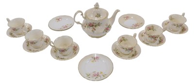 Lot 578 - A Royal Albert Moss Rose part tea service, to...