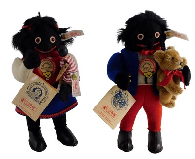 Lot 596 - Two Steiff golli figures, Molly Golli Goes to...