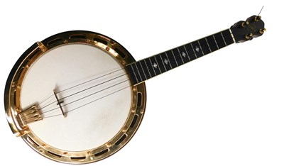 Lot 19 - A Wendell Hall professional banjo ukulele,...