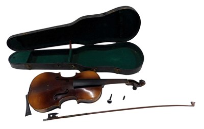 Lot 637 - A T.A.S German Antonio Stradivarius copy...