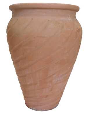 Lot 647 - A large terracotta vase or jar, possibly for...