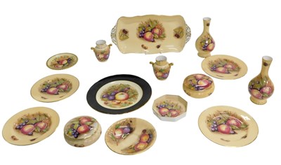 Lot 686 - A quantity of Aynsley ceramics, each decorated...