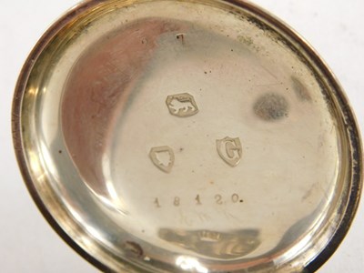 Lot 75 - A Victorian ladies silver pocket watch, open...