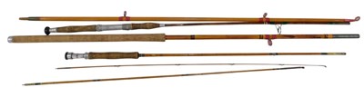 Lot 723 - An Alocks fishing rod, another, and a part...