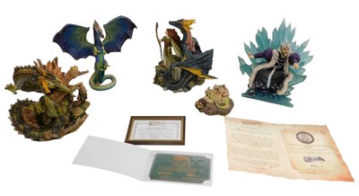 Lot 729 - Five Enchantica figures, to include Vrost on...