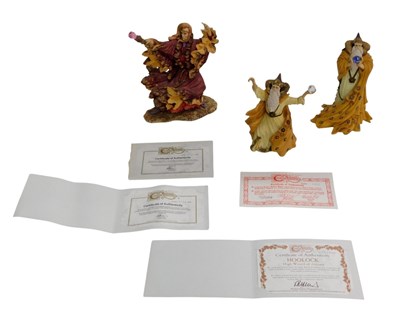 Lot 733 - An Enchantica figure Waxifrade, another Orolan,...
