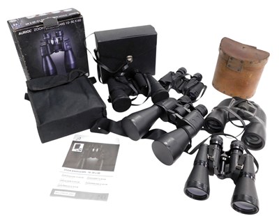Lot 744 - A quantity of binoculars, to include Auriol...
