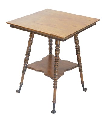 Lot 848 - A late 19th/early 20thC American oak...