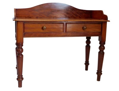 Lot 870 - A Victorian mahogany washstand, with a raised...