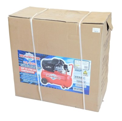 Lot 914 - A Clarke raider 3HP 50ltr air compressor, in...