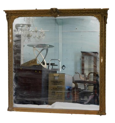 Lot 927 - A Victorian giltwood and gesso overmantel...