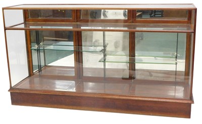 Lot 930 - An early to mid century mahogany and glazed...