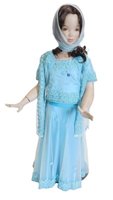 Lot 646 - A small child's mannequin, wearing Indian...