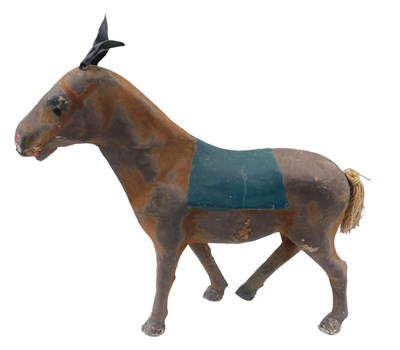Lot 793 - A late 19thC/early 20thC French toy horse,...