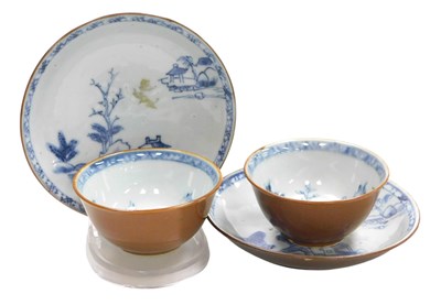 Lot 29 - A pair of 18thC Chinese Nanking Cargo Batavian...