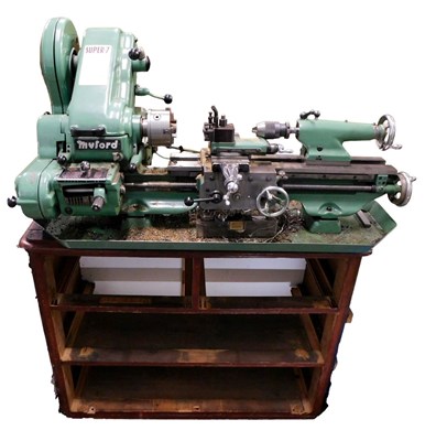 Lot 949 - A Myford Super Seven lathe.  WARNING! This lot...