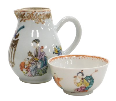 Lot 64 - An 18thC Chinese export porcelain sparrowbeak...