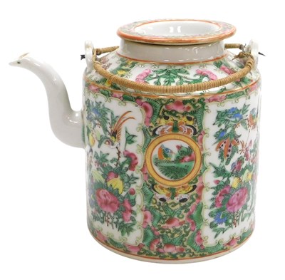 Lot 62 - A late 19thC Cantonese famille rose porcelain...