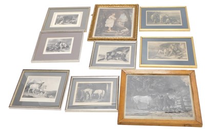 Lot 498 - A collection of 19thC prints, to include after...
