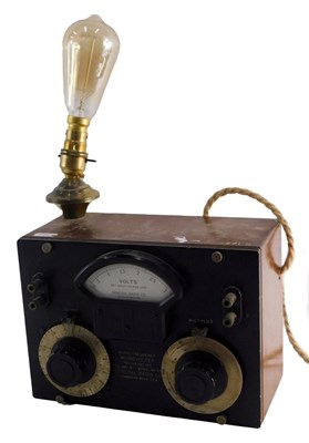 Lot 604 - An autofrequency micro volt meter, made by The...