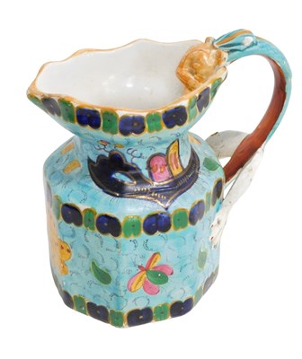 Lot 751 - A 19thC Masons type ironstone jug, decorated...