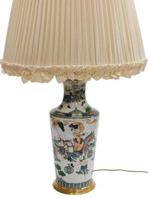 Lot 17 - A Qing dynasty 19thC Chinese famille verte...