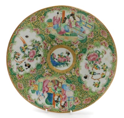 Lot 84 - A 19thC Qing dynasty Cantonese famille rose...