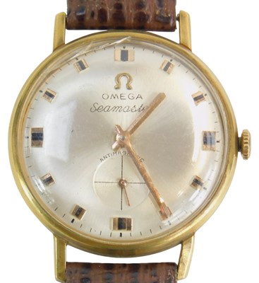 Lot 5 - An Omega Seamaster gentleman's wristwatch, the...