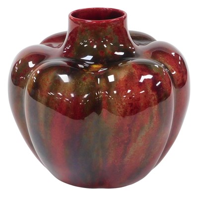 Lot 3 - A Royal Doulton pottery Flambe Sung...