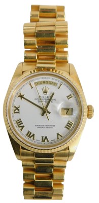 Lot 6 - A Rolex gentleman's Oyster Perpetual day date...