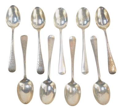 Lot 28 - A set of four Victorian silver coffee...