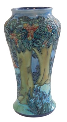 Lot 1 - A Moorcroft pottery vase decorated in the...