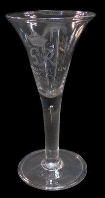 Lot 101 - A Royal Brierley George VI Coronation glass...