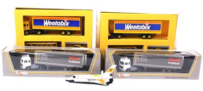 Lot 139 - Two Corgi Bosch Platinum model trucks,...