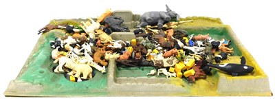 Lot 871 - Britains and other plastic animals, wild and...