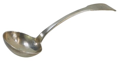 Lot 42 - A George III Scottish silver Fiddle pattern...