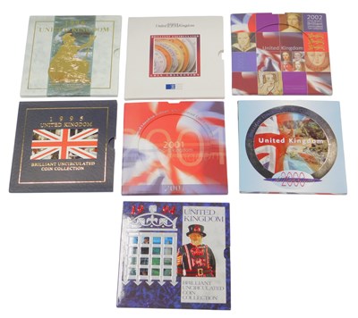 Lot 202 - Seven Royal Mint United Kingdom brilliant...