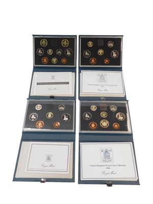 Lot 204 - Four Royal Mint United Kingdom proof coin...